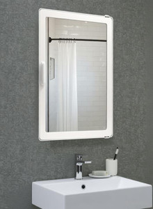 Maskey SMALL SIZE MINI BATHROOM MIRROR STORAGE CABINET MEDICINE RACK Plastic, Acrylic Wall Shelf
