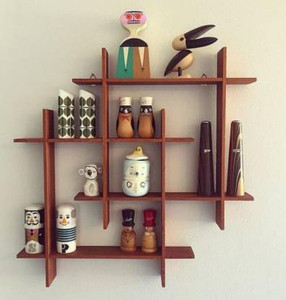 national engineering Beautiful floating wall shelf Wooden Wall Shelf (Number of Shelves - 1, Brown) MDF (Medium Density Fiber) Wall Shelf