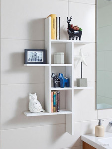 OnlineHaat Wooden wall shelf wall hanging wall decor mounted floating Wooden Wall Shelf