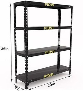 FIDVI Iron Rack Wall Shelves Storage Shop Rack Luggage Powder Coated (09"Wx29"Lx36"H) Iron Wall Shelf