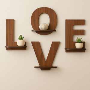 Craftzo Wall Shelf / Planter Stand/Decorative Wall Hanging/ Wooden Wall Shelf