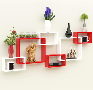 Village craft online Home Decorative Intersecting MDF Set of