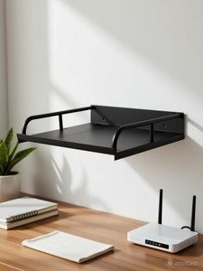 SM FASHION Set Top Box Stand/DVR Stand/DTH Stand/Wi Fi Router Stand/Set Top Box Wall Mount Iron Wall Shelf