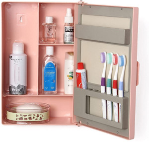 Zahab Bathroom mirror Storage Cabinet Basin Cabinet plastic wall cabinet Plastic Wall Shelf
