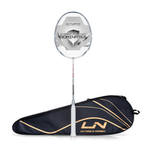 LI-NING G-Force 8900 Extra Strong White Strung Badminton Racquet