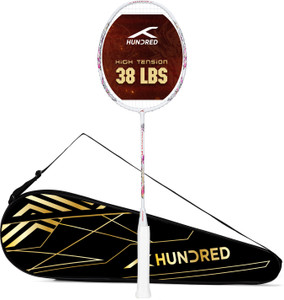 Hundred Predator 84 Extreme White Badminton Racquet - Image 6