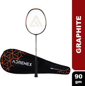 एड्रेनेक्स बाय Flipkart R501 काला, नारंगी स्ट्रंग बैडमिंटन रैकेट