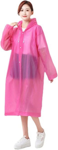 D&D Enterprises Solid Men & Women Rain Poncho