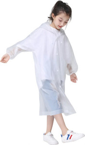 FIRMED STRING Solid Boys & Girls Raincoat