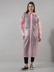 Dollar Solid Men & Women Raincoat