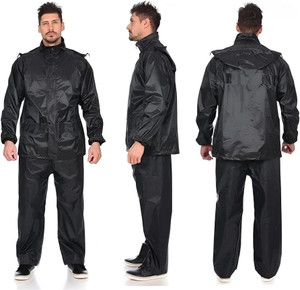EpicEdge Solid Men & Women Rain Suit
