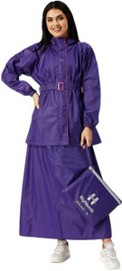 HighLands Solid Women Raincoat
