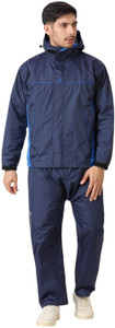 AASHI Colorblock Men Rain Suit