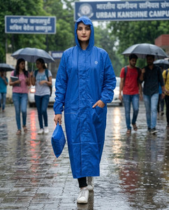 The Dry Cape Solid Women Raincoat