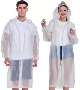 INFISPACE Solid Men Raincoat