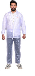 Hacer Solid Men Raincoat