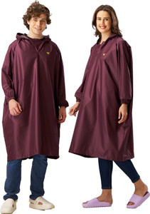 ZEEL Solid Men & Women Raincoat