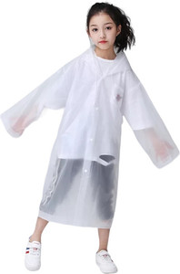 FIRMED STRING Solid Girls Raincoat