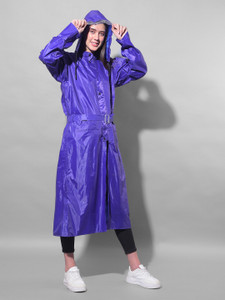 Dollar Solid Women Raincoat