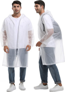 INFISPACE Solid Men & Women Raincoat