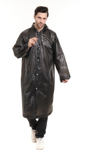 REXBURG Solid Men & Women Raincoat