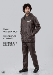 Basics IND Solid Unisex Rain Suit
