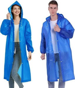 Ogimi Solid Men & Women Raincoat