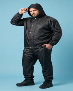 MOONXS Solid Men Rain Suit