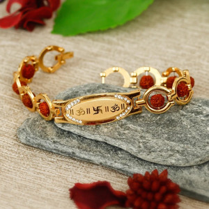 Devora Bracelet FST60 Gold Finish Rakhi  Set