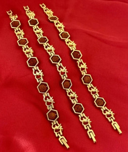 Devora Bracelet FST40 Gold Finish Rakhi  Set