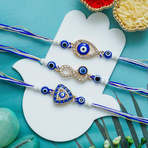 eCraftIndia D1810 Assorted Rakhi  Set