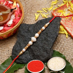 Flipkart SmartBuy Designer Rakhi Assorted Chawal Roli Pack, Rakhi Set