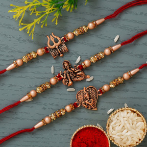 Flipkart SmartBuy Designer Rakhi Assorted Chawal Roli Pack, Rakhi  Set