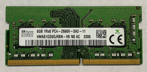 Sk Hynix PC4-3200AA DDR4 8 GB (Dual Channel) Laptop (HMA81GS6DJR8N - VK NO AC)