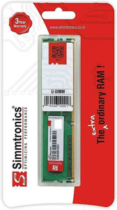 Simmtronic Desktop RAM U-DIMM DDR3 8 GB (Single Channel) PC 8GB DDR3L Desktop RAM (8GB Desktop RAM)