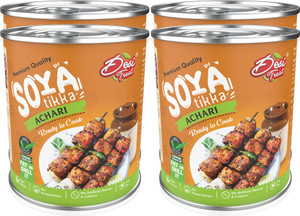 Desi Treat Achari Soya Tikka (Ready to Cook)