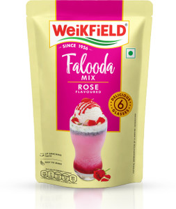 WeiKFiELD Instant Falooda Mix Rose Flavor pouch 200 g