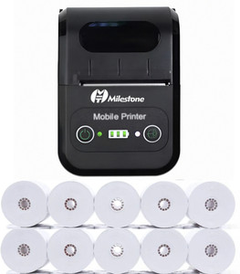 Milestone BT 58 2 Inch 58mm Thermal Bluetooth + USB Printer for Small Business Thermal Receipt Printer