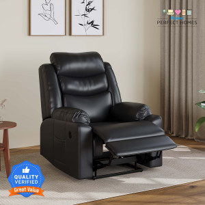 Flipkart Perfect Homes Leatherette Manual Swivel & Rocker Recliner