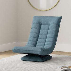 KAWACHI Fabric Manual Swivel & Rocker Recliner