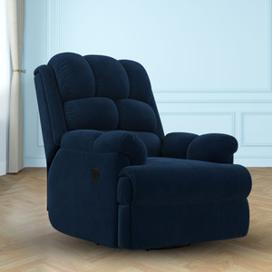 The Sleep Company Luxe Motorised 3R Rocking Revolving Fabric Powered Rocker Recliner