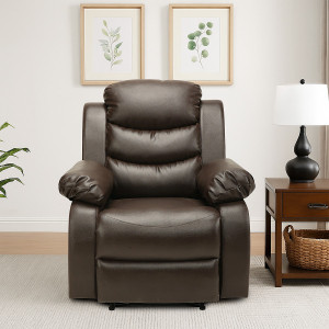 Flipkart Perfect Homes Costello Leatherette Manual Recliner