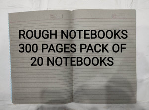 Copious Rough Notebook R K SALES Rough Notebooks R K Ruled Rough Notebooks 300 Pages, Pack of ...