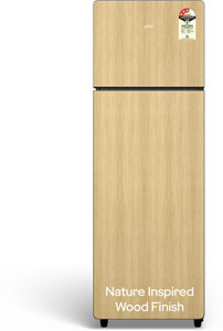 Godrej 244 L Frost Free Double Door 3 Star Refrigerator  with Wood Finish, 30 Days Farm Freshness