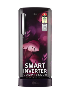 LG 185 L Direct Cool Single Door 5 Star Refrigerator with Base Drawer with with Smart Inverter Compressor, Moist 'N' Fresh