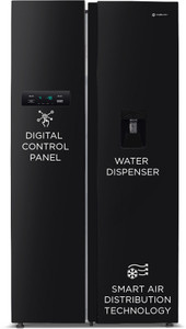 MOTOROLA 584 L Frost Free Side by Side Refrigerator  with Water Dispenser, Intelligent LED Touch Control Panel and Smart Adaptive Cooling