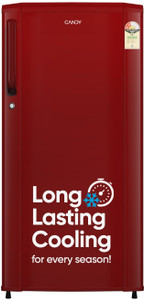 CANDY 175 L Direct Cool Single Door 2 Star Refrigerator with Toughed glass Shelves ,Stabilizer Free Operation