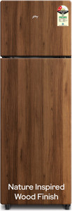 Godrej 272 L Frost Free Double Door 2 Star Refrigerator  with Wood Finish and Advanced Inverter Technology