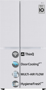 LG 655 L Frost Free Side by Side Refrigerator  with Smart Inverter Compressor, AI ThinQ (Wi-Fi), Door Cooling+ & Hygiene Fresh+