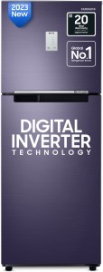 SAMSUNG 236 L Frost Free Double Door 2 Star Refrigerator  with Digital Inverter